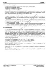 BU9873F-GTE2 Datasheet Page 17