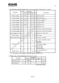 BU9890GUL-WE2 Datasheet Page 2