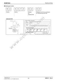 BU9972GU-E2 Datasheet Page 5