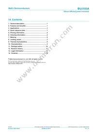 BUJ103A Datasheet Page 14