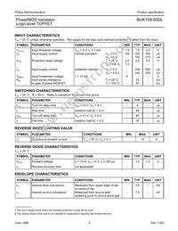BUK108-50DL Datasheet Page 4