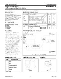 BUK114-50L Datasheet Cover