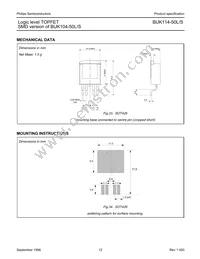 BUK114-50L Datasheet Page 12