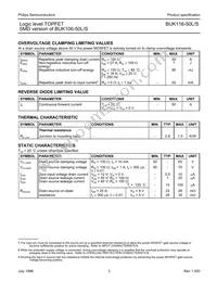 BUK116-50L Datasheet Page 3
