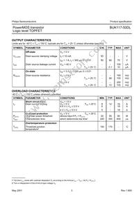 BUK117-50DL Datasheet Page 3