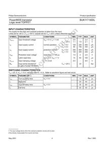 BUK117-50DL Datasheet Page 4