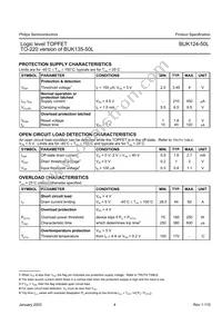 BUK124-50L Datasheet Page 4