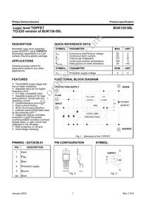 BUK125-50L Datasheet Cover