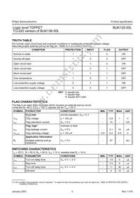 BUK125-50L Datasheet Page 5