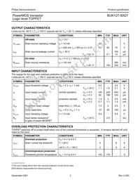 BUK127-50GT Datasheet Page 3
