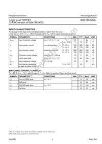 BUK139-50DL Datasheet Page 4