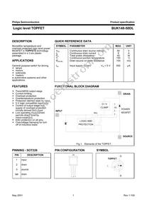 BUK148-50DL Datasheet Cover