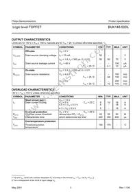 BUK148-50DL Datasheet Page 3