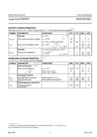 BUK150-50DL Datasheet Page 3