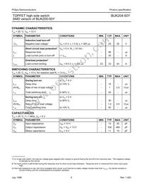 BUK204-50Y Datasheet Page 5
