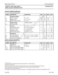 BUK205-50Y Datasheet Page 3