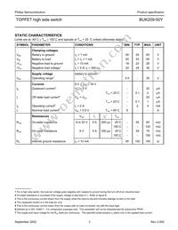 BUK209-50Y Datasheet Page 3