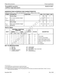 BUK210-50Y Datasheet Page 5