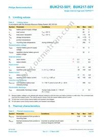 BUK217-50Y Datasheet Page 4