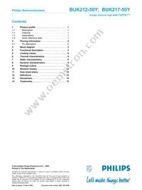 BUK217-50Y Datasheet Page 16