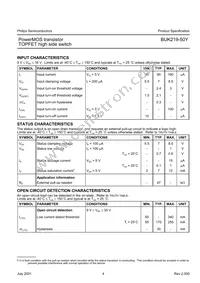 BUK219-50Y Datasheet Page 4