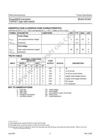 BUK219-50Y Datasheet Page 5