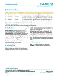 BUK221-50DY Datasheet Page 15