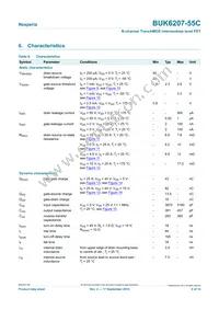 BUK6207-55C Datasheet Page 6