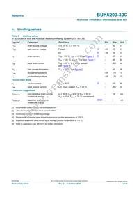 BUK6209-30C Datasheet Page 3
