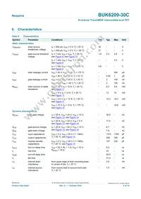BUK6209-30C Datasheet Page 6