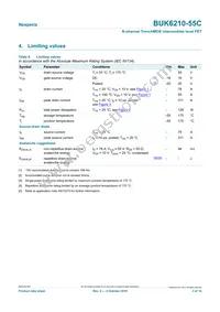 BUK6210-55C Datasheet Page 3