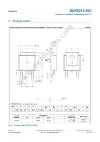 BUK6212-40C Datasheet Page 10