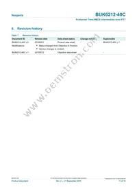 BUK6212-40C Datasheet Page 11