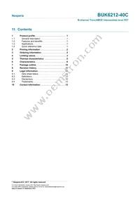 BUK6212-40C Datasheet Page 14