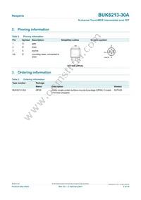 BUK6213-30A Datasheet Page 2