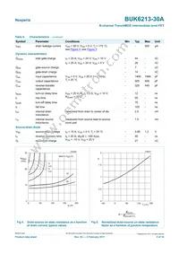 BUK6213-30A Datasheet Page 5