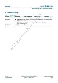 BUK6213-30A Datasheet Page 7