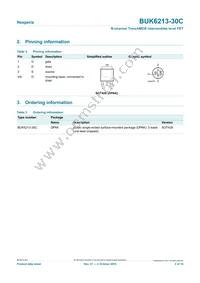 BUK6213-30C Datasheet Page 2