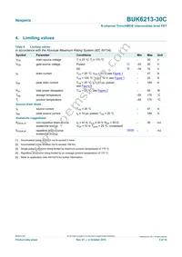 BUK6213-30C Datasheet Page 3