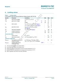 BUK6215-75C Datasheet Page 3