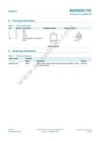 BUK6226-75C Datasheet Page 2