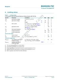 BUK6226-75C Datasheet Page 3