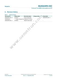 BUK624R5-30C Datasheet Page 11