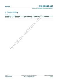 BUK625R0-40C Datasheet Page 11