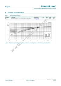 BUK626R2-40C Datasheet Page 5