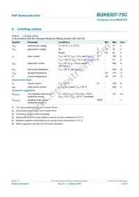 BUK6507-75C Datasheet Page 4