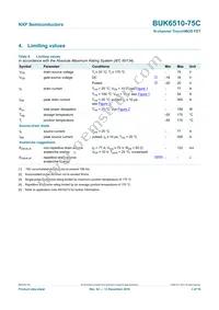 BUK6510-75C Datasheet Page 4