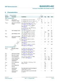 BUK652R3-40C Datasheet Page 7