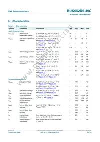 BUK652R6-40C Datasheet Page 7