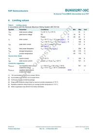 BUK652R7-30C Datasheet Page 3